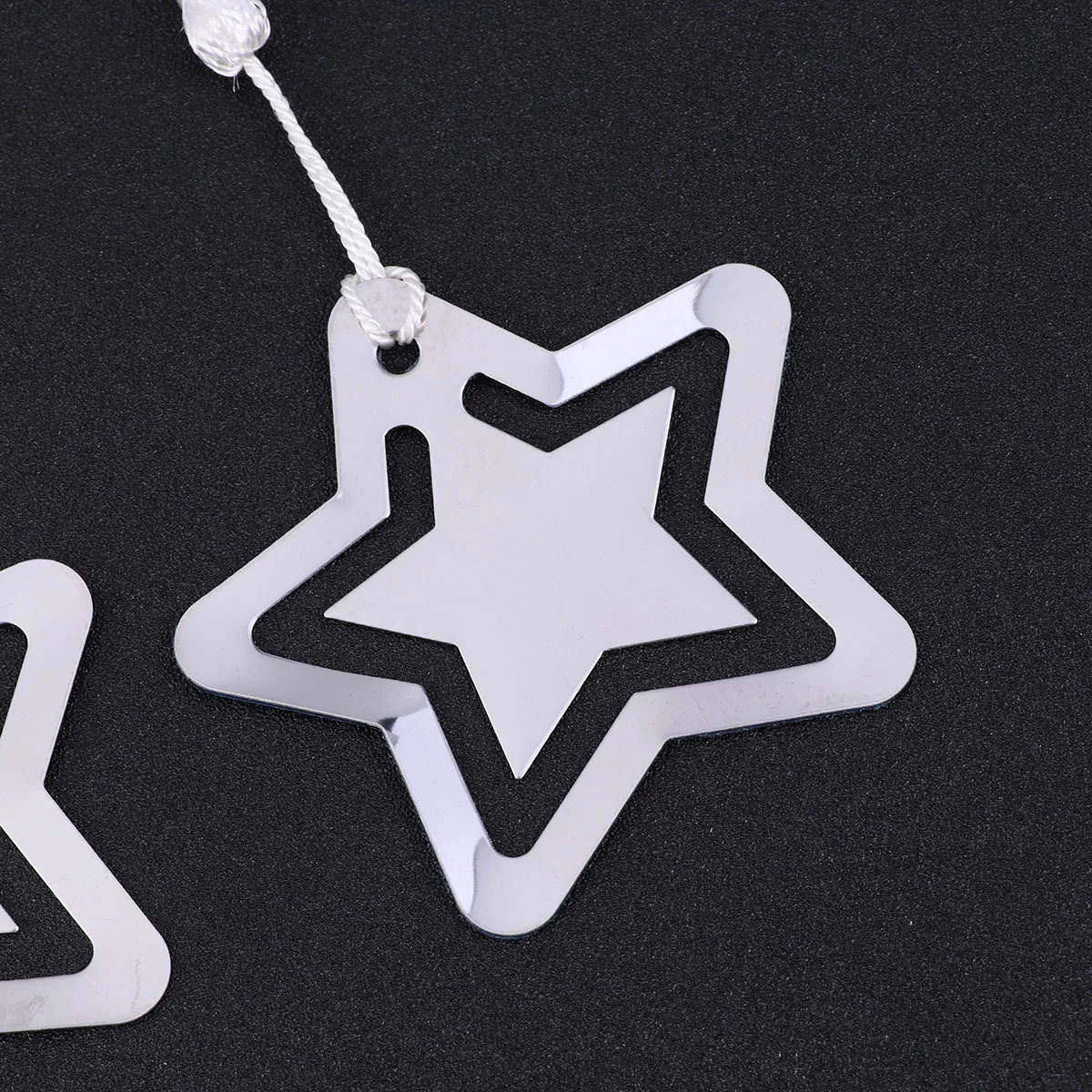 

10Pcs Metal Bookmarks Star Shaped Stainless Steel Tassel Graduation Gifts Page Markers Creative Gift for Graduates Readers