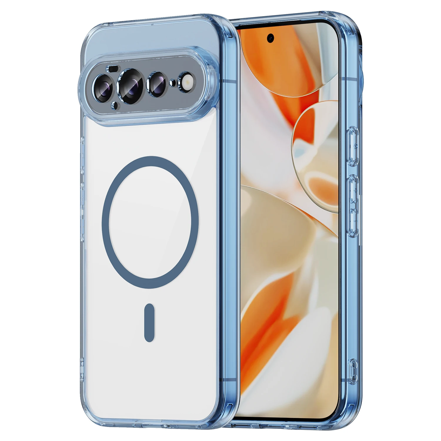 Magnetische transparante telefoonhoes Fundas voor Google Pixel 11 Pro XL Zacht TPU-frame Acryl schokbestendige beschermhoes Fundas