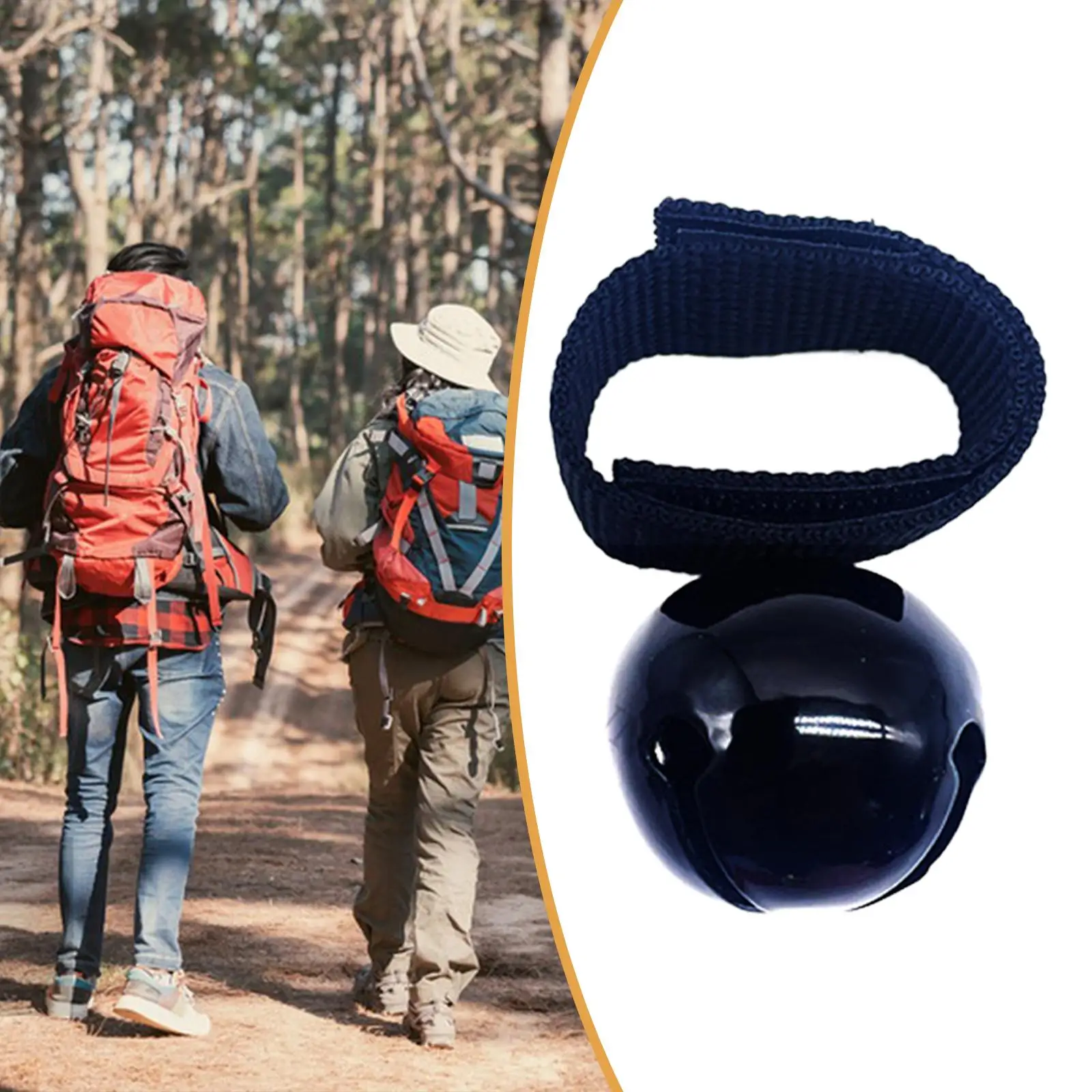 جرس الدب المعدني مع جرس المغناطيسي المقاوم للتحمل للحيوانات الأليفة جرس البقرة جرس تحذير للمشي لمسافات طويلة وركوب الدراجات والسفر والتسلق في حالات الطوارئ #1