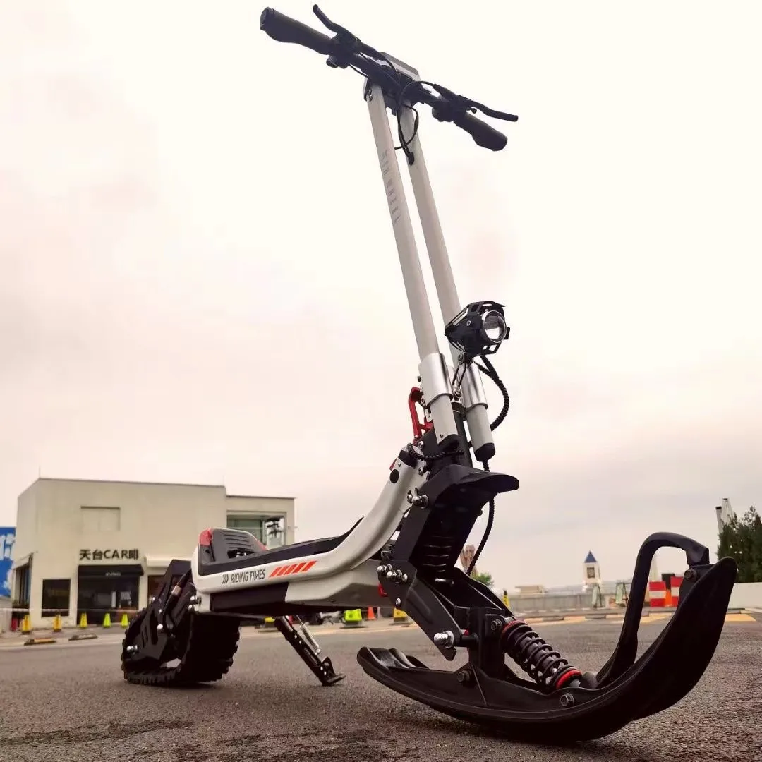 G63DIY محرك مزدوج بطارية ليثيوم عالية الطاقة سكوتر كهربائي مزلقة على الجليد مركبة كهربية قابلة للطي على الطرق الوعرة