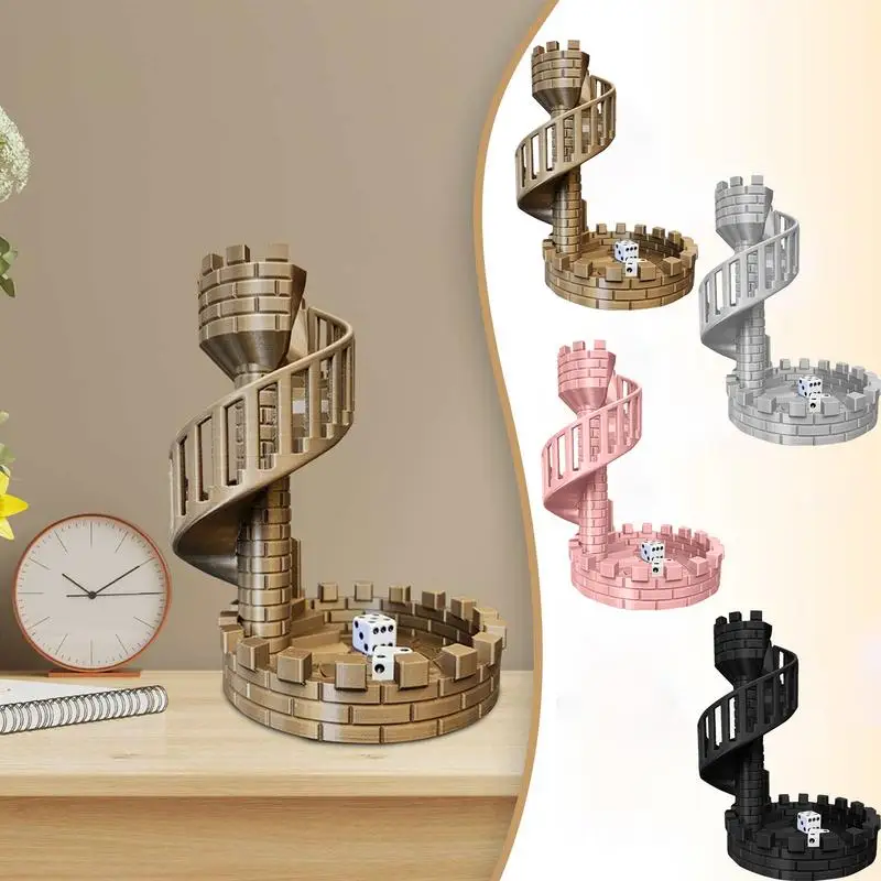 Dice Tower Castle Dice Rolling Tower Dice Tower Dice Tower Castle Sieve Tower Ornaments Ancient Roman Castle Theme Dice Rolling