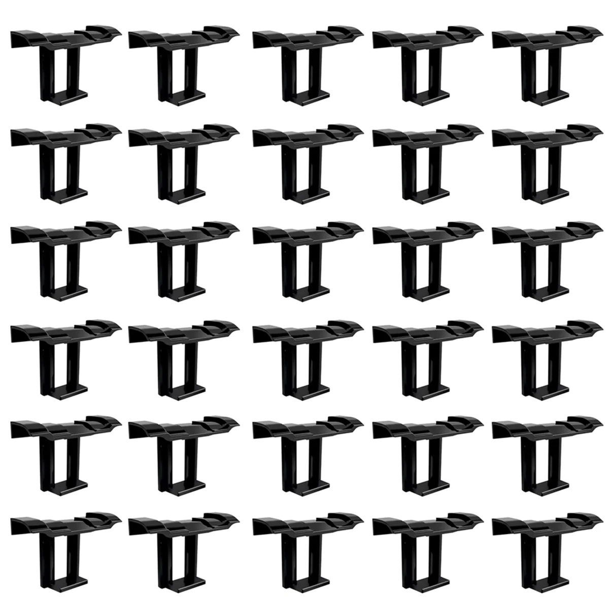 Boucle de Drainage de panneau photovoltaïque, 30 pièces, plaque PV, Clip de vidange d'eau pour panneau solaire, 33mm, noir, nouveau