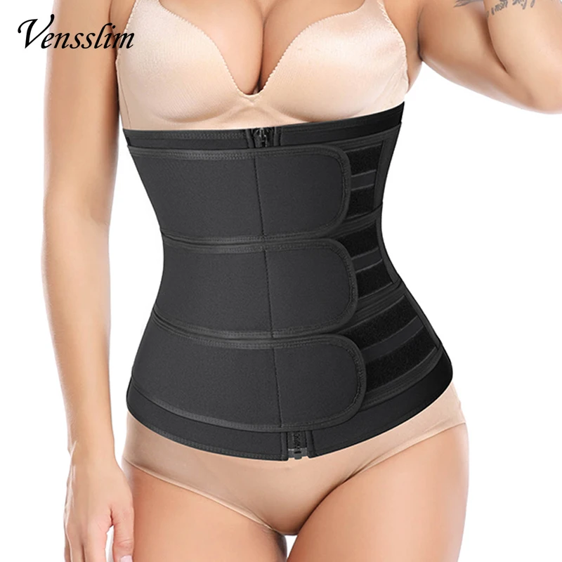 Women Neoprene Waist Trimmer Cincher Belt for Workout Sweat Girdle Slimming Body Shaper Tummy Control Sauna Corset Shapewear