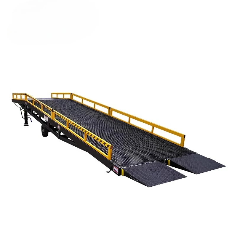 Mobile Hydraulic Boarding Bridge Quick Height Adjustment for Multi Size Container Loading