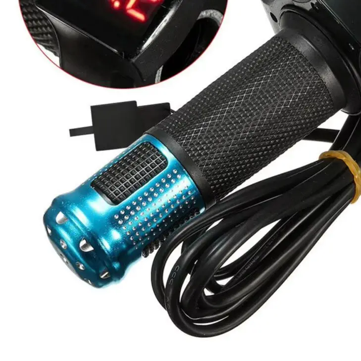 

E-Bike Throttle Grip Ebike Handlebar TwistThrottle Grips Intuitive And Convenient Scooter Throttle Grip High Quality