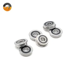 10Pcs F695RS Bearing 5x13x4mm Flanged Ball Bearings ABEC-7 Double Rubber Sealed for VORON Mobius 2/3 3D Printer Extruder Idler
