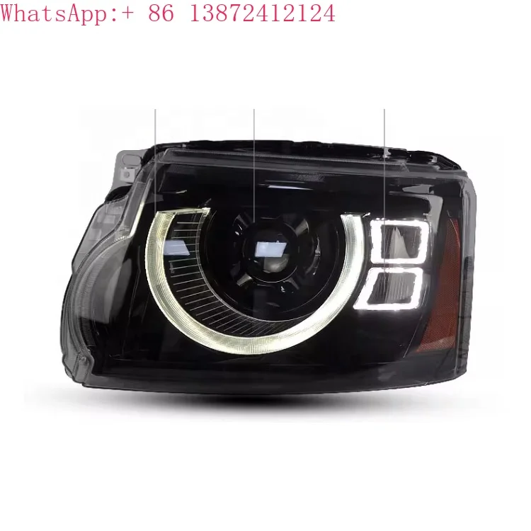 

Auto Parts Car Head Lamp High Brightness Beam Angel LED Headlights for Land Rover Discovery 4 2010-2017