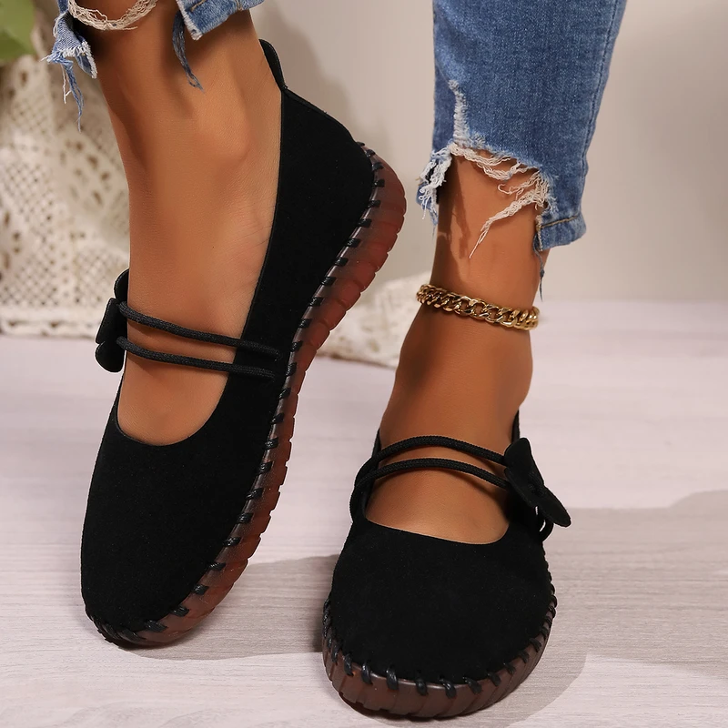 Women's Fashion Suede Mary Jan - Women Shoes For Walking 评论和价格