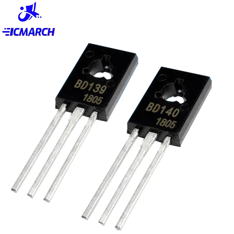 10/20PCS BD139 BD140 TO-126 1.5A 80V NPN Power Transistor TO126