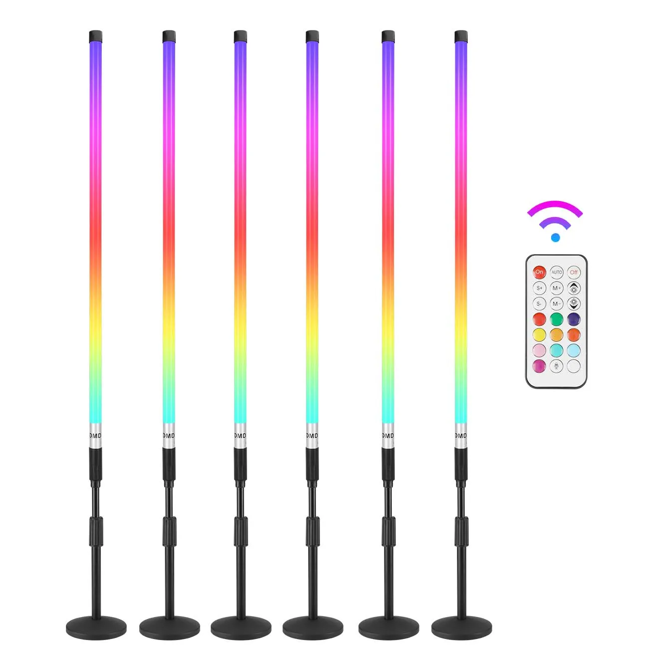 Imagem -05 - Tuya Smart App Controle Rgb Led Tubo de Luz Neon Colorido dj Festa Eventos Luzes Stand Wireles Wi-fi Tl120 4ft Pcs