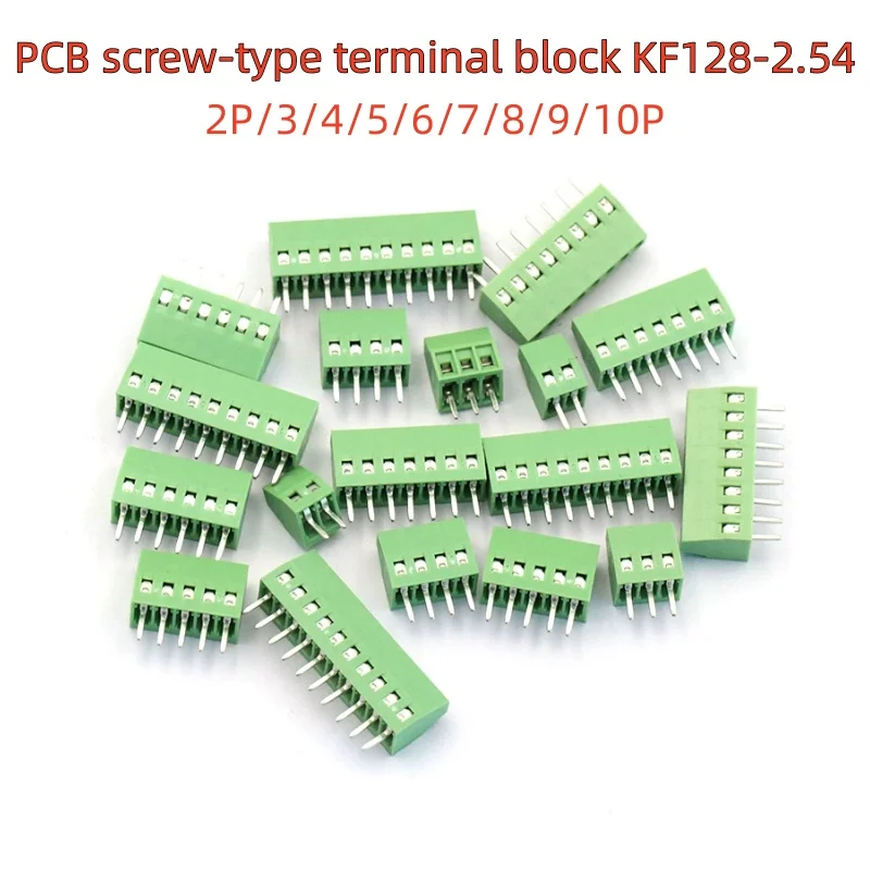 2pcs KF128 2.54mm 0.1