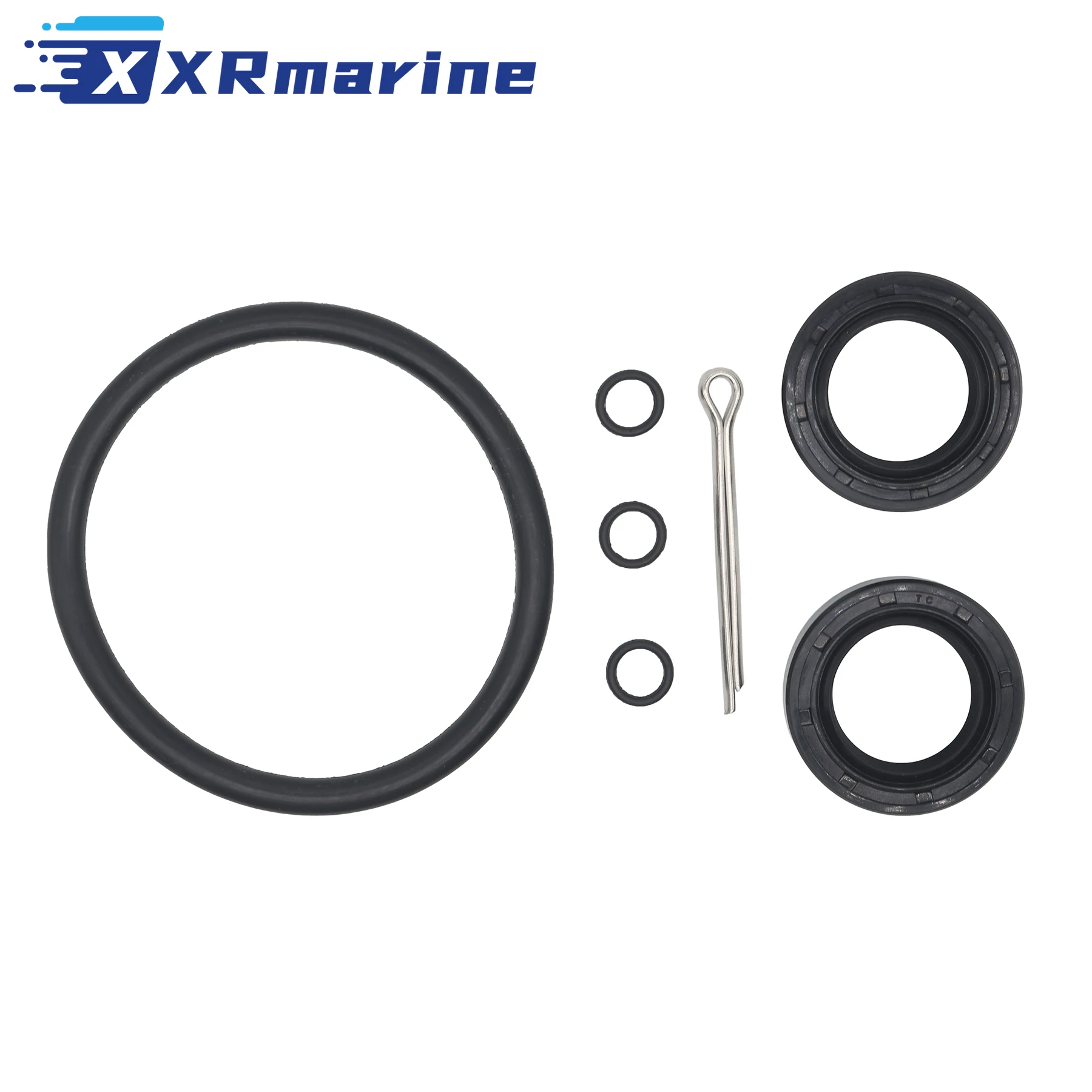 Lower Unit Seal Kit with Prop Shaft Oil Seal O-Ring Gasket for Honda Outboard Engine 91252-ZV5-003 91351-ZV5-003 90758-ZV5-000