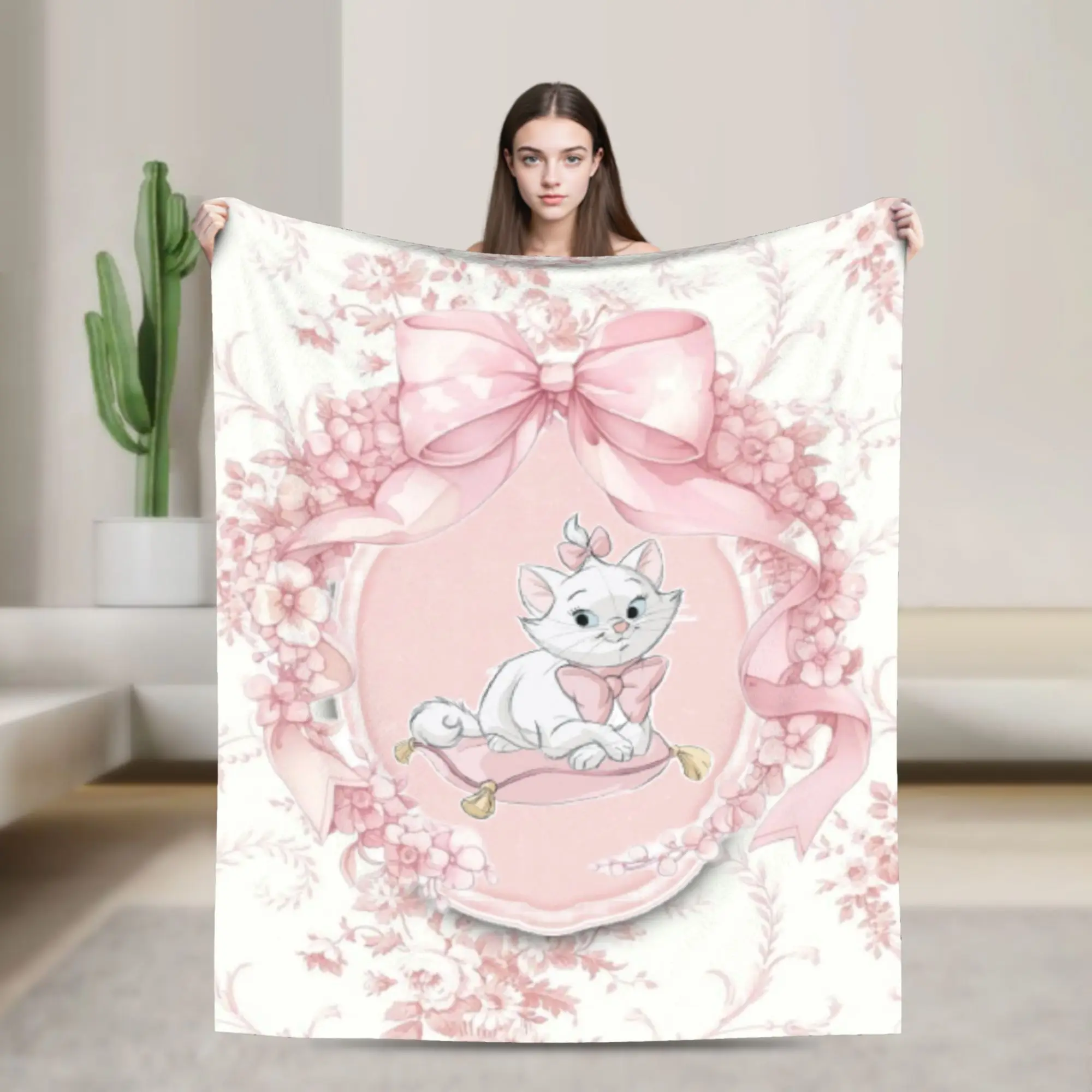 

Maries Cat cute cats Blanket Super Soft Warm Throw Blankets for Bed 50x60 Inch Multi-size Bedspreads