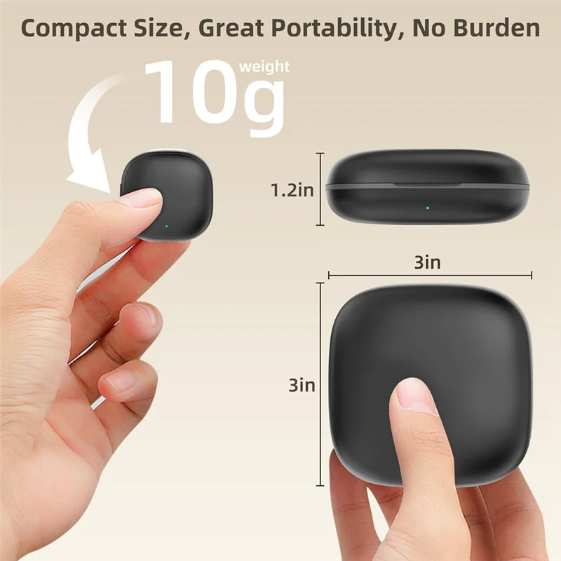 موثوقة-USB C ميكروفون Lavalier المغناطيسي اللاسلكي Ai إلغاء الضوضاء ميكروفون هاتف صغير، USB C المغناطيسي Lavalier مايكرو