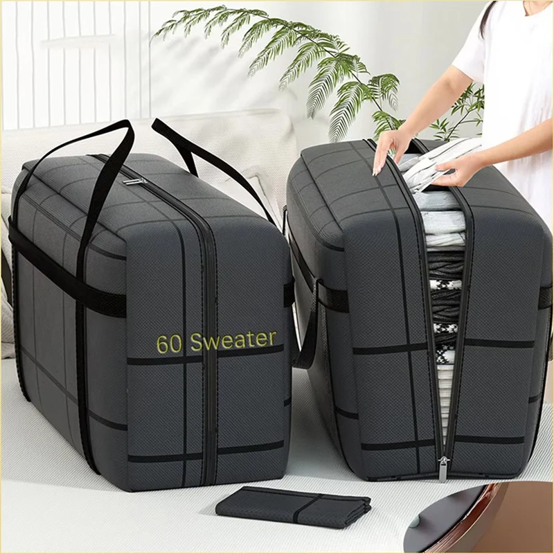 

Large-Capacity Clothes Quilt Storage Bag Moving Storage Bag Portable Hand-Held Dustproof Luggage Bag