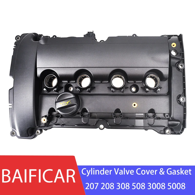 Baificar Brand New Engine Cylinder Valve Cover & Gasket V759886280 For Peugeot 207 208 308 508 3008 5008 Citroen C3 C4 C5 1.6T