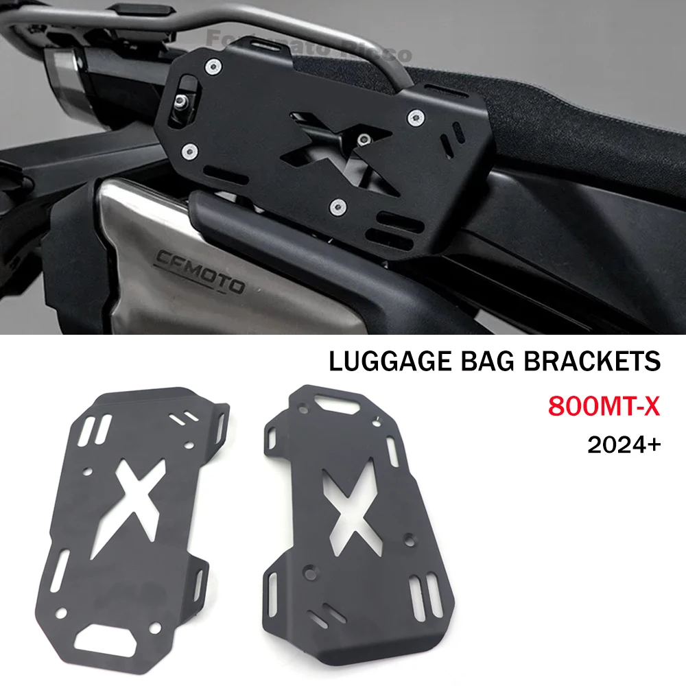 

800MT-X 2024+ Motorcycle Rear And Side Luggage Rack Set FOR CFMOTO 800MT-X 2024+ Rear Luggage Rack Case Mount Plate