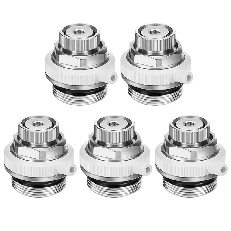 

RMWIN-Воздухоотводчик-Медный 1/2-дюймовый выпускной клапан для радиатора, 5 шт., полностью автоматический клапан для отвода воздуха при отоплении