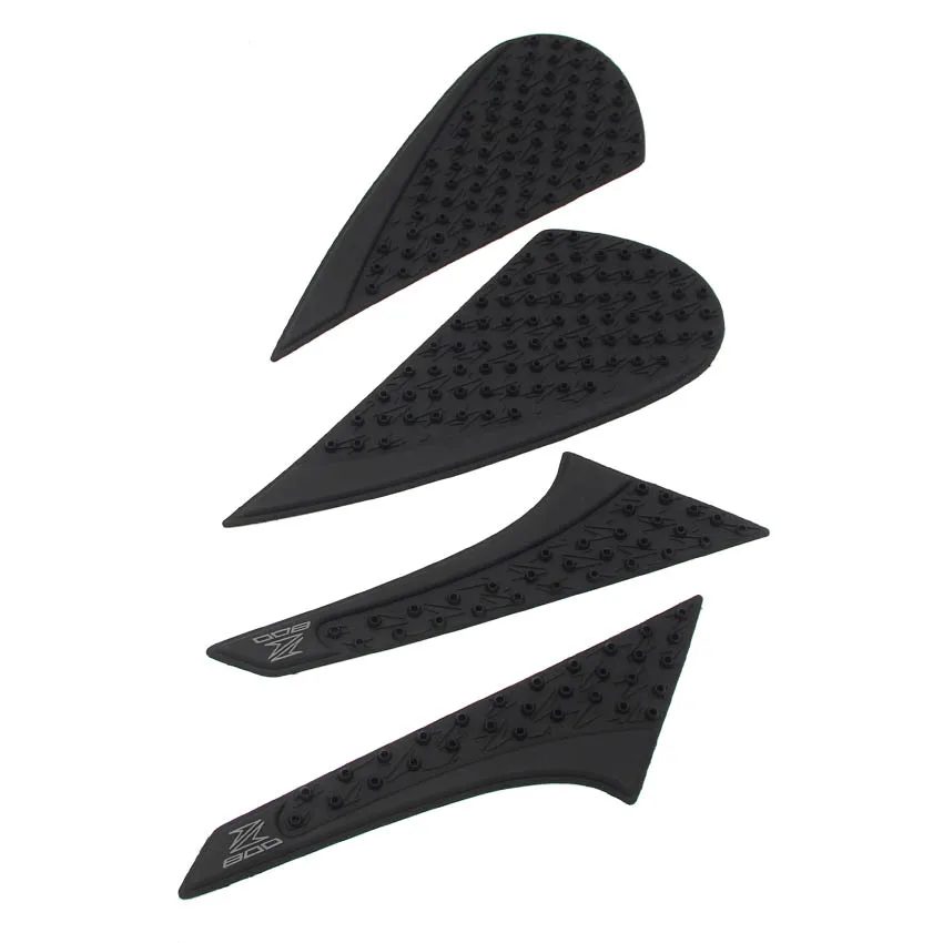 가와사키 ZR800 Z800 ABS 2013-2017 용 오토바이 연료 탱크 패드 미끄럼 방지 스티커 측면 연료 탱크 패드 방수 고무 스티커