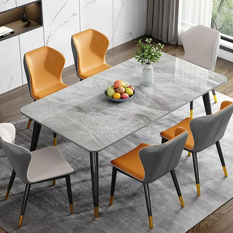 

Modern Marble Coffee Dining Tables Kitchen Center Legs Dining Table Apartment Living Room Mesa De Jantar Home Furniture WSW40XP