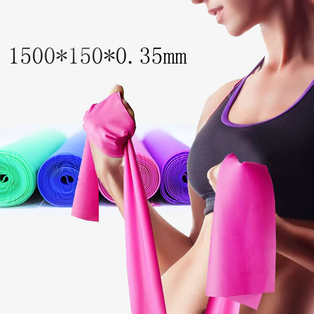 

Back Exercise Bands Fitness Training Odorless Workout Resistance Elastic Abdominal