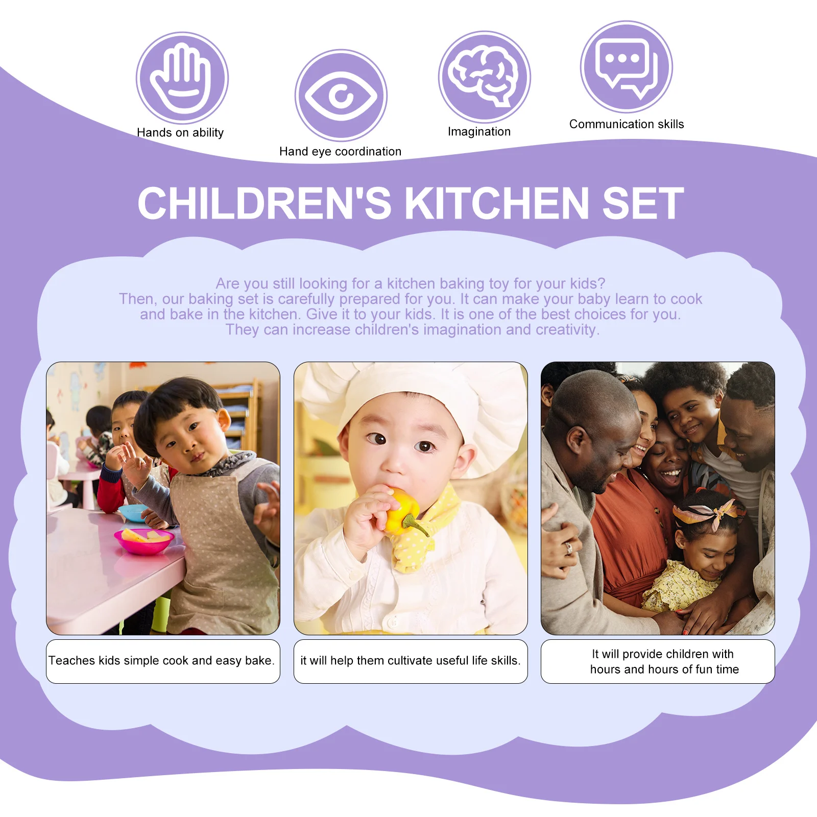 1 مجموعة أدوات المطبخ للأطفال مريلة الخبز ديناصور التظاهر اللعب التعليمية مجموعة الطبخ دور اللعب طفل خبز أدوات المطبخ اللعب #6