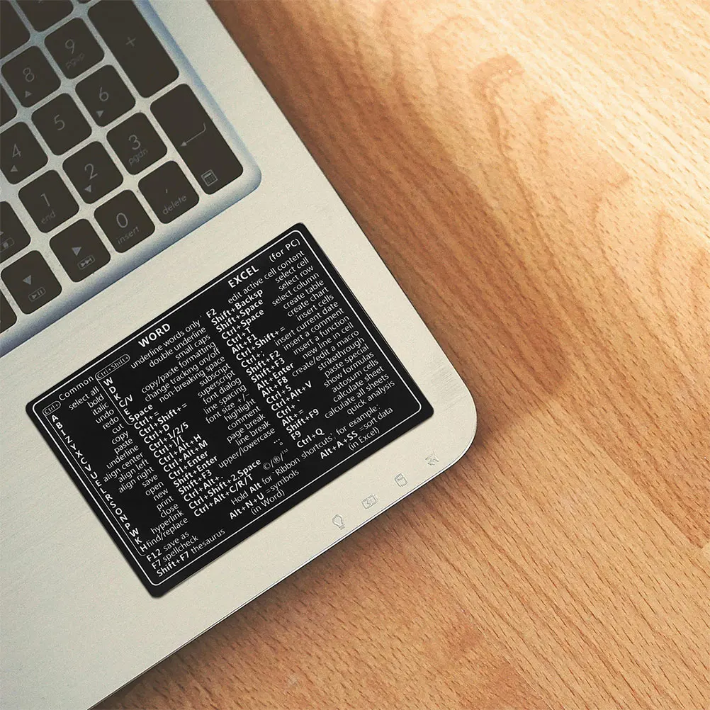 

10pcs Keyboard Stickers Removable Vinyl Laptop Skin Decals Custom Computer Sheet Stationery Arts