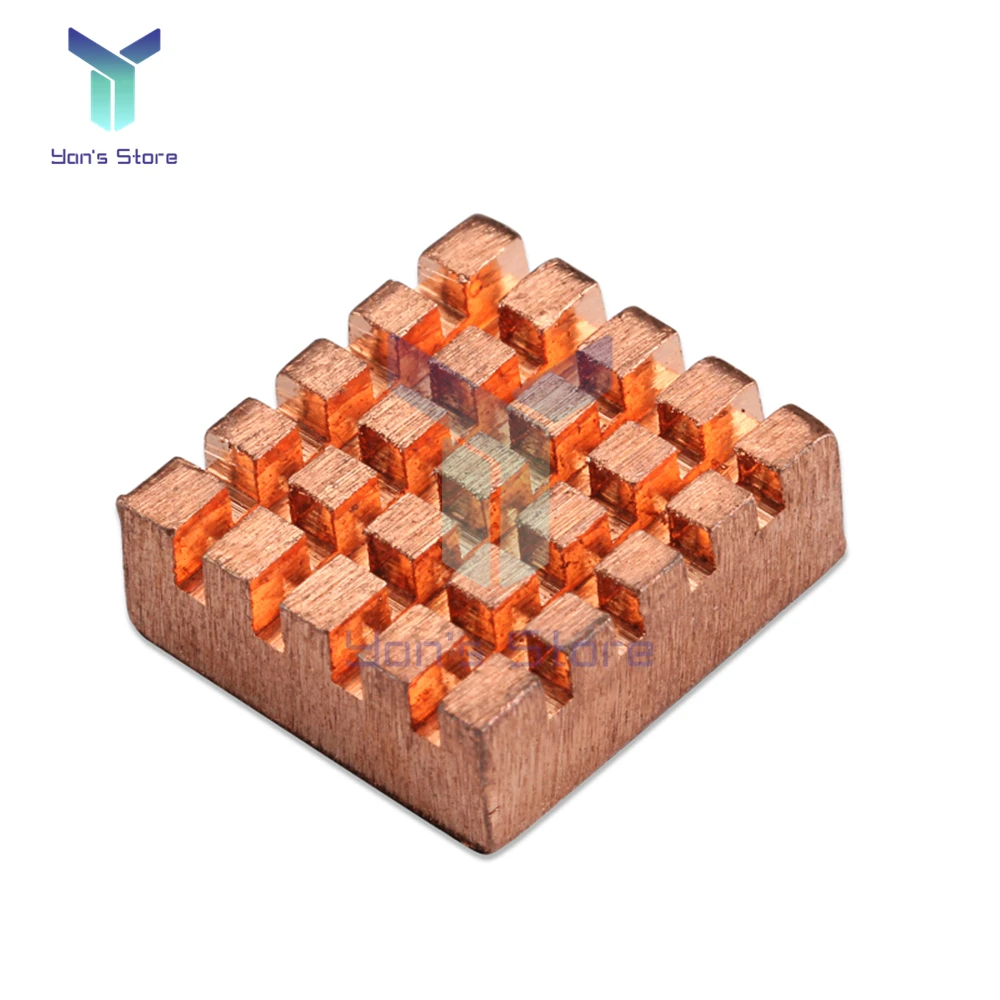Imagem -04 - Conjunto Metal Kit Faça Você Mesmo Cooler Dissipador de Calor de Cobre do Dissipador de Calor Bloco de Resfriamento do Radiador Passivo para o Resfriamento 4b Raspberry pi Modelo b de Memória Ram Peças