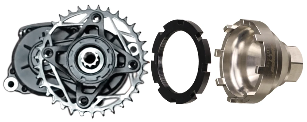 HEPPE E-Bike Spider Lockring-Entfernungswerkzeug Fahrradmotor 8-Zahn-Kettenblatt-Lockring-Werkzeug für Amflow DJI Avinox M1/M2/M2S Motoren – Detail 15