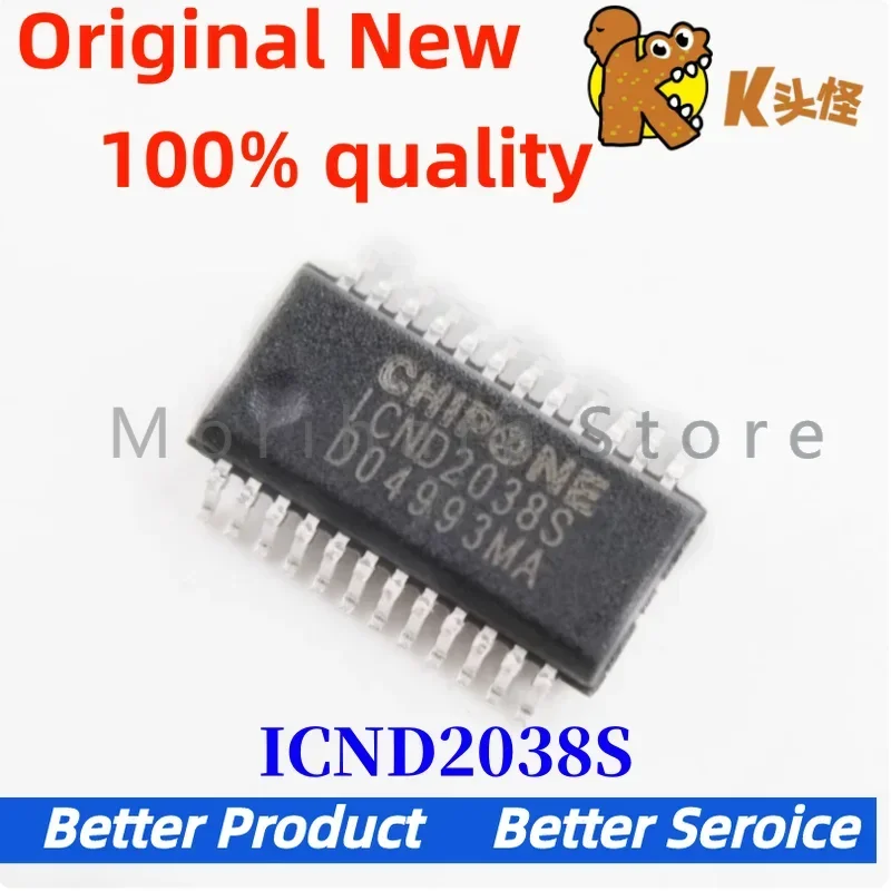 10/قطعة ICN2038 ICN2038S ICND2038S جديد الأصلي SSOP24 LED سائق رقاقة في الأوراق المالية
