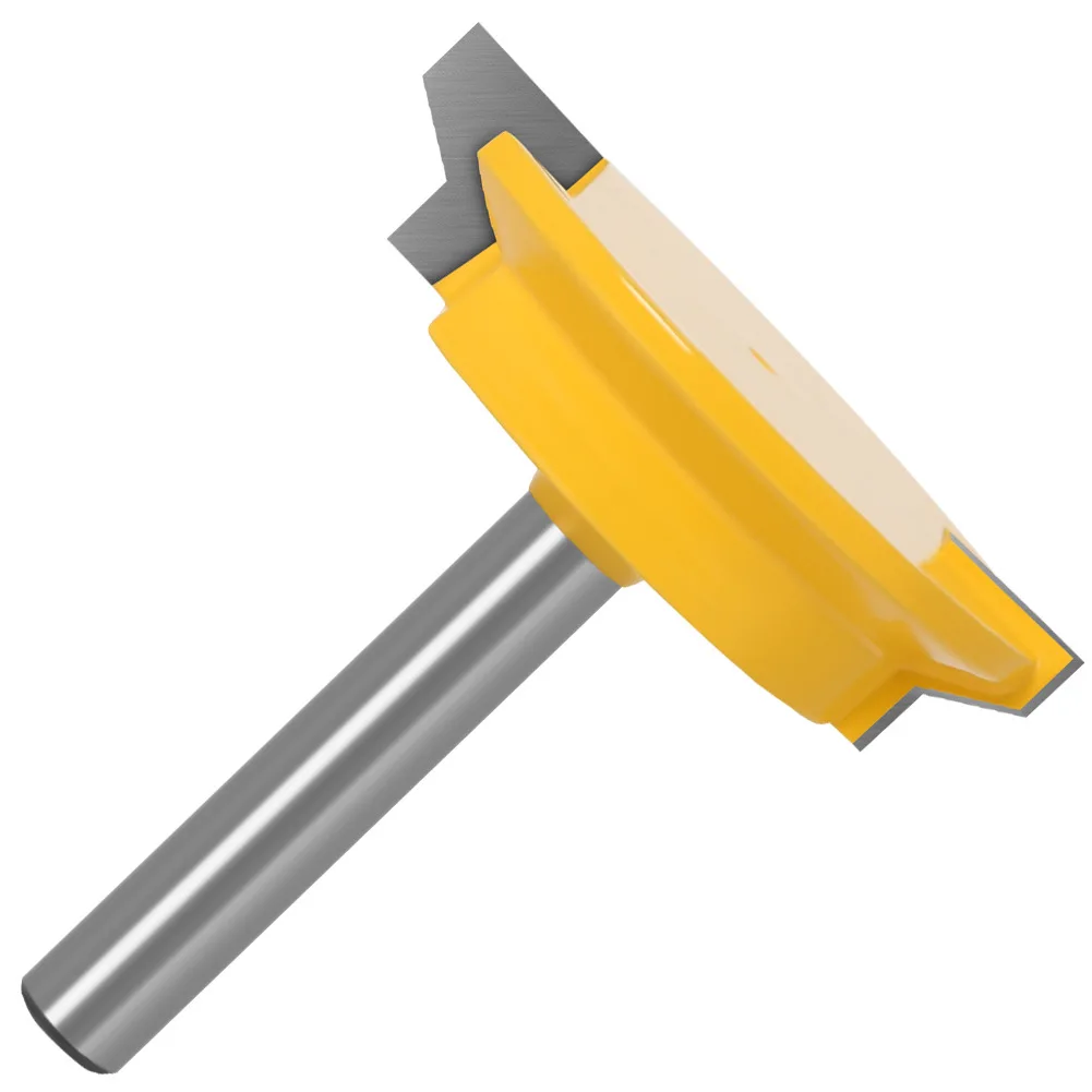 1PC 8MM Shank Milling Cutter Wood Carving Straight Rail & Stile Router Bit Woodworking Chisel Cutter Tool for Woodworking Tools