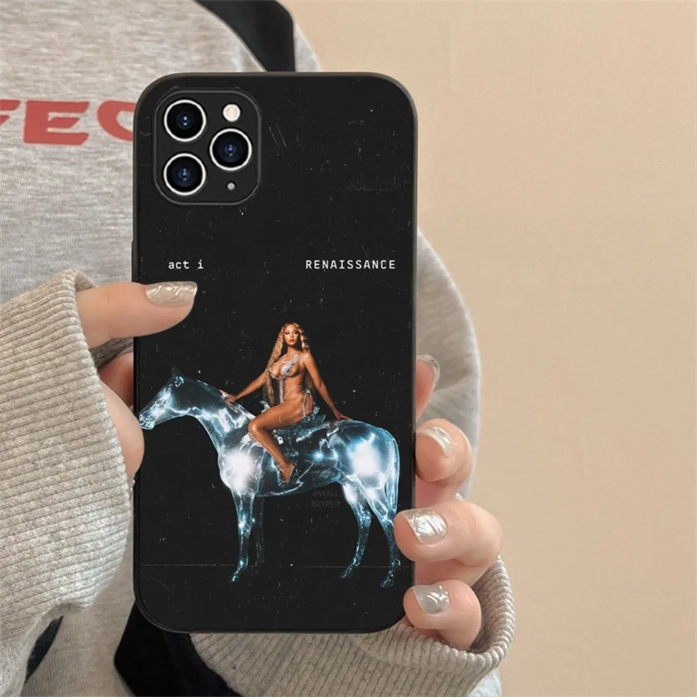 B-Beyonce Renaissance Singer Phone Case For Iphone 15 11 13 14 Pro Max 7 8 Plus X Xr Xs Max Se2020 12mini Cover Case