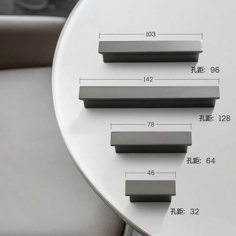 

YM Modern Furniture Handles Cupboard Dressers Brass Gold Cabinet Door Handles Closet Drawer Knobs Kitchen Furniture Hardware