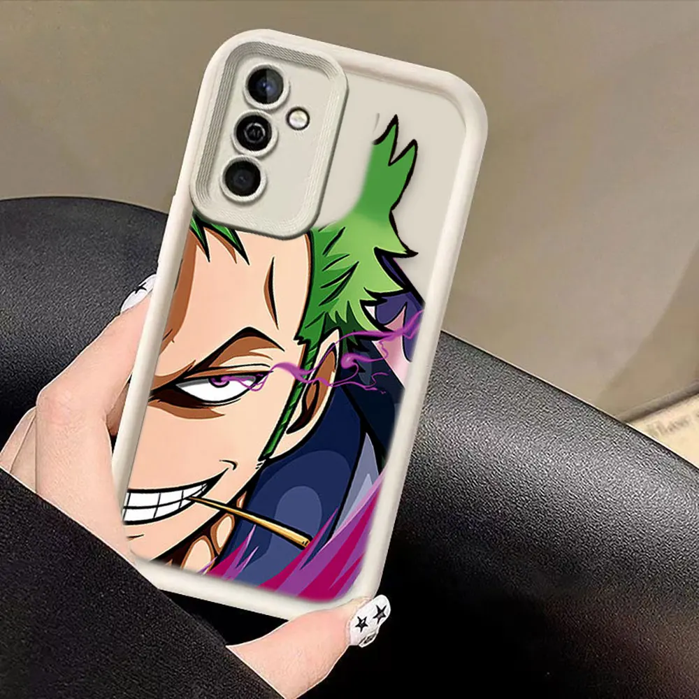 GEAR 5 One P-Piece Zoro Luffy Phone Case For Samsung A07 A30 A50 A70 A03S A04 A05 A05S A06 A10 A12 M31 M34 M51 M54 NOTE 20 Cover