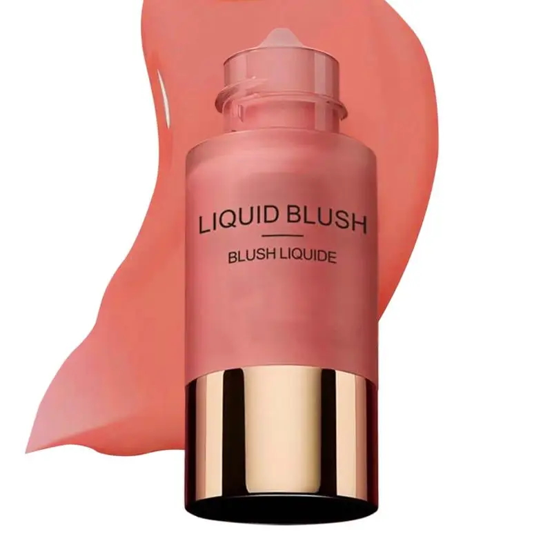 Liquid Blush Eyeshadow Contouring Moisturizing Face Liquid Blush Lip Cheek Blusher Blush Rouge Stick Silky Face Blush