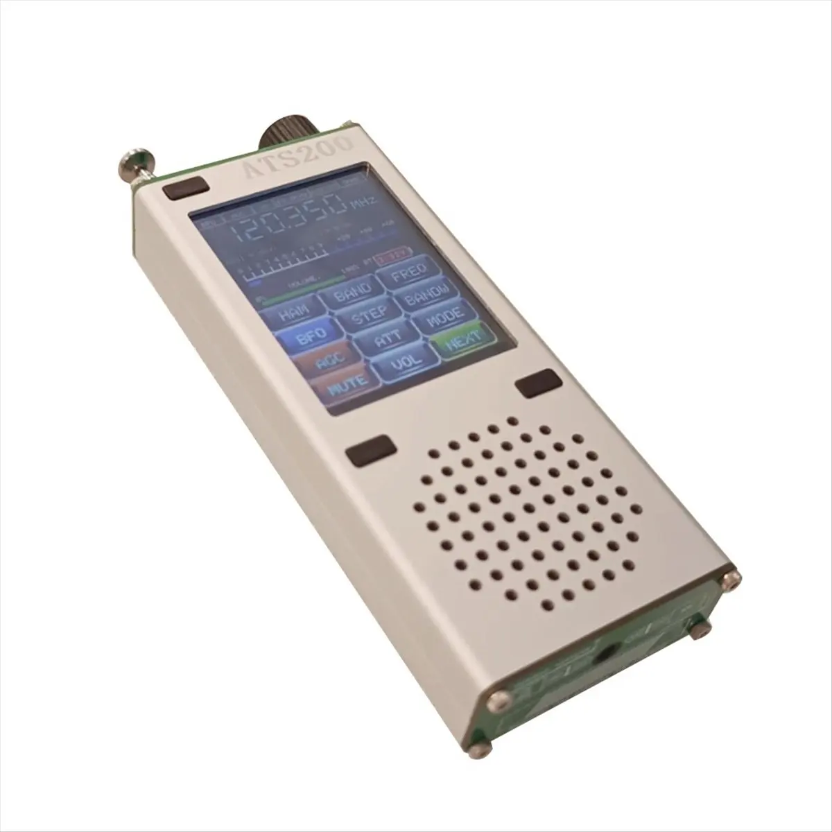 M05K New ATS200 Aviation Band Radio FM SI4732++Bluetooth+2.4 Inch Touch Display FM, AM, LSB, USB Multimode Reception