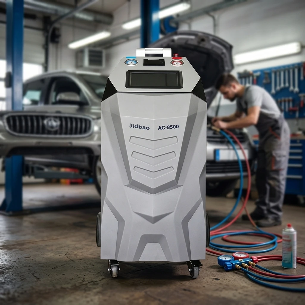 New Arrival Single System Fully Automatic A/C Refrigerant Filling And Recovery Machine R134A Or R1234YF For Car Maintenance