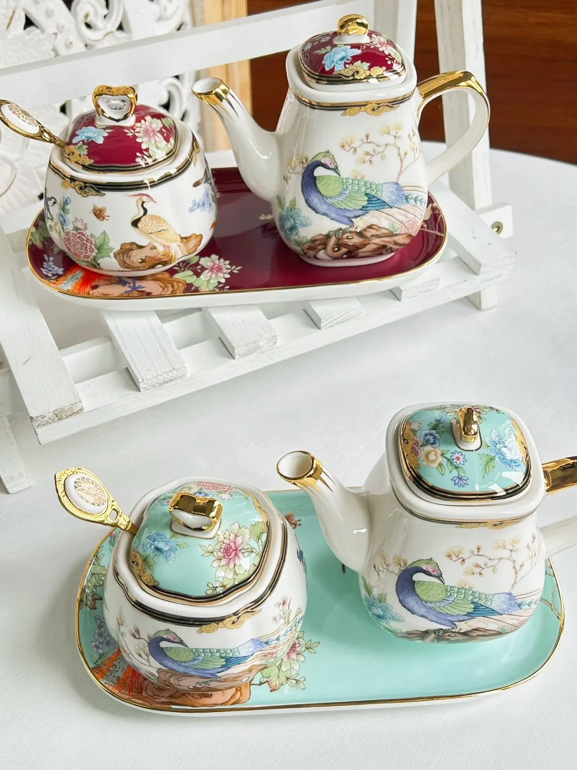 Creative home seasoning jar, coffee cup, plate, mug, ceramic jar, dining plate, daily combination
