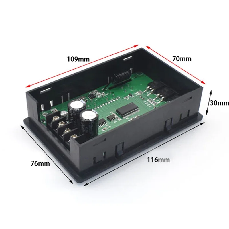 DC 6.5V-55V 30A Ajustável PWM Motor Speed Controller Controle Remoto Sem Fio LCD Display Digital 0 ~ 100% Controlador de Velocidade