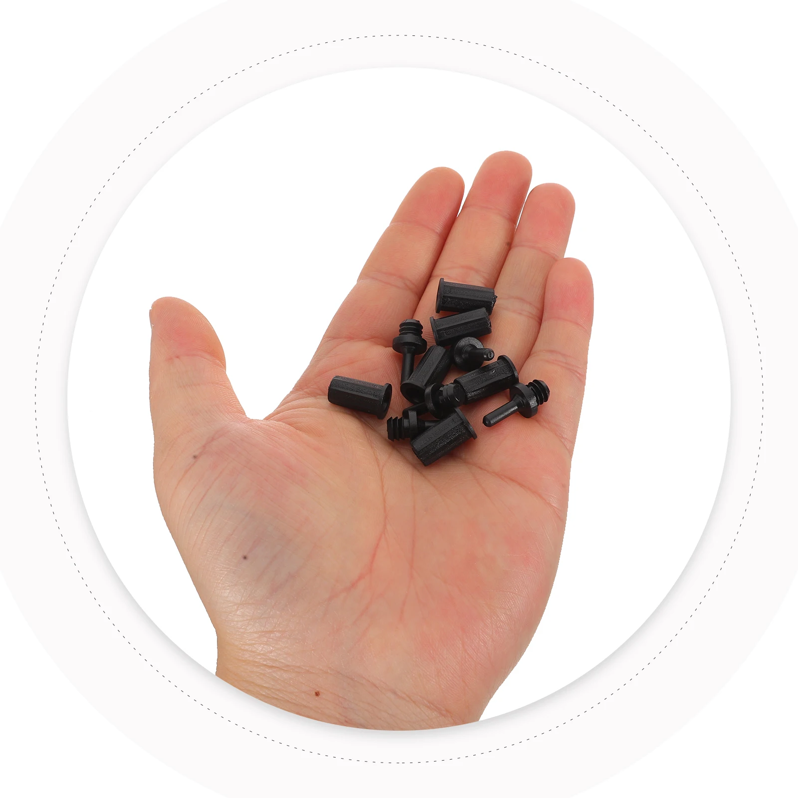 

30Pcs Plastic Speaker Grill Pegs - Reliable Snap Fasteners for DIY Speaker Assembly - Dustproof Cover Clips for and