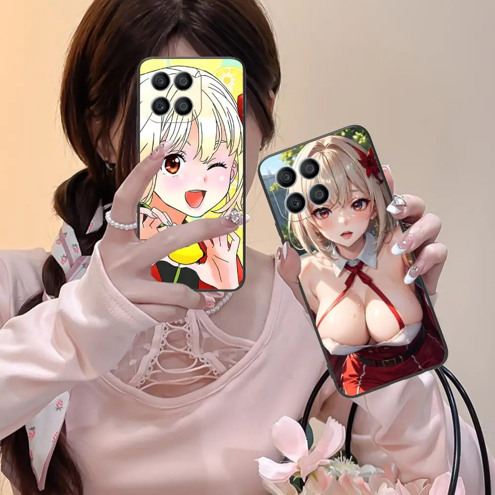 

Чехол для телефона Lycoris Recoil Chisato для Honor 90 80 70 60 50 30 20 10 9 8 7 Pro S SE Lite 5G с цветной печатью, защитный чехол