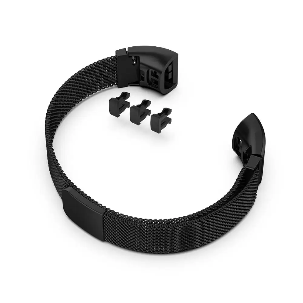 Bracelet magnétique milanais pour Huawei Band 3 Pro, bracelet en métal, boucle magnétique, 4