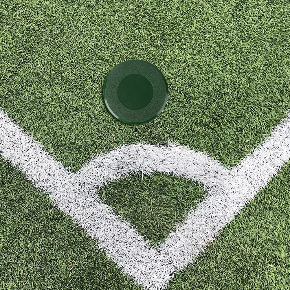 

3Pcs Golf Hole Cup Cover Green Design Putting Green Cover for Practice Training Lightweight Plastic Golf Practice Tool