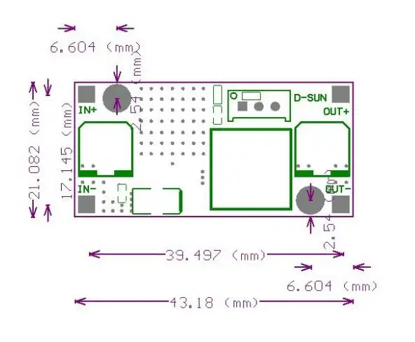 Módulo de Potência Buck Ajustável, LM2596S, DC-DC, 3A, Regulador LM2576, 100% Novo, 5-50Pcs