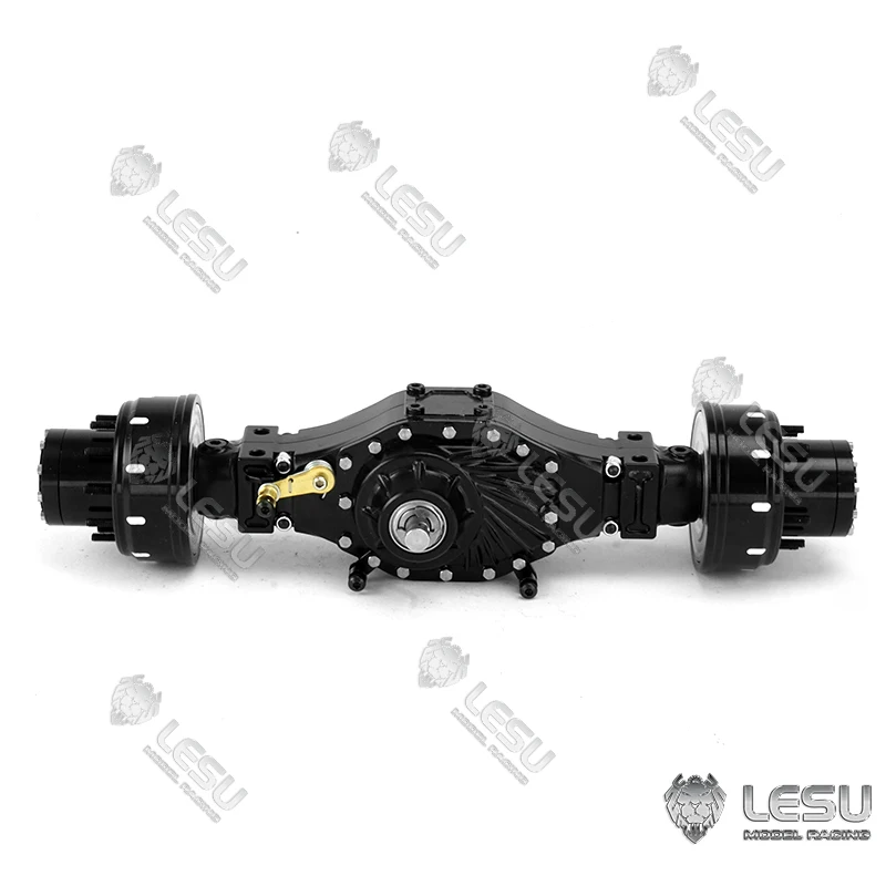 

Metal LESU Differential Lock Rear Wheel Reduction Axle for 1/14 TAMIYA RC Truck Remote Control Hydraulic Dumper Tractor Vehicles