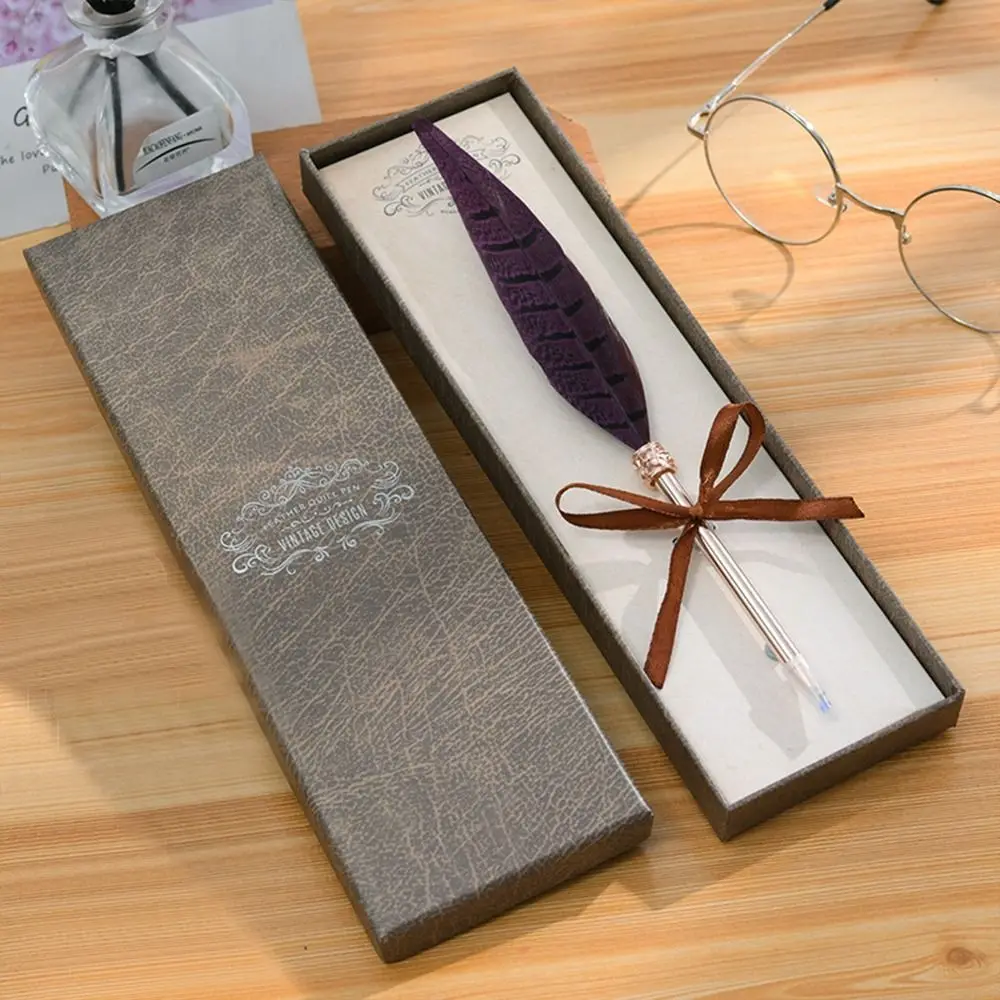 

Exquisite Gifts Stationery Birthday Gift Students Quill Pen Gift Boxed ball-point pen Neutral Gel Pen Boxed Ballpoint Pen