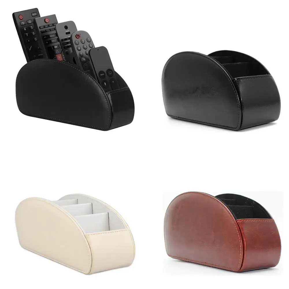 alta-qualidade-5-grade-suporte-de-controle-remoto-multiuso-couro-do-plutonio-cosmeticos-escova-armazenamento-titular-papelaria-organizador-caso