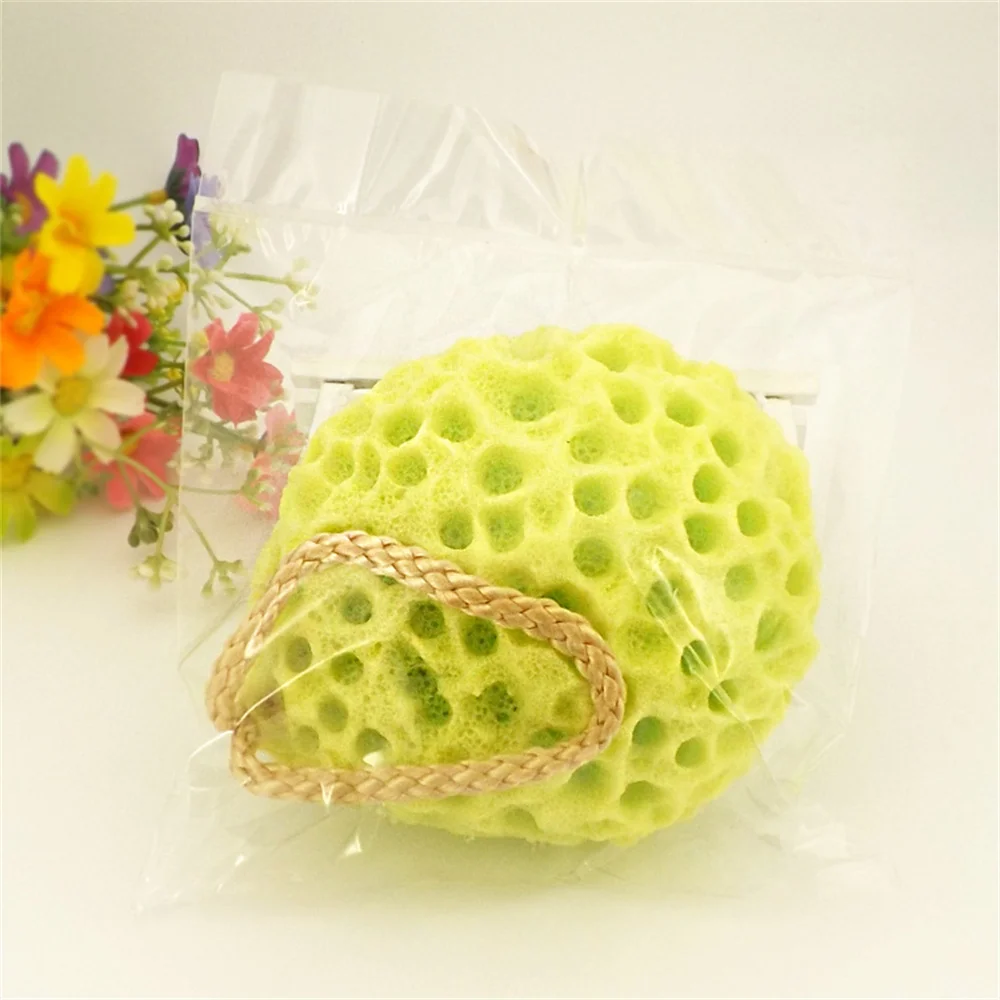 1/2PCS Natural Sea Wool Sponge Dead Skin Remover Exfoliating Massager Shower Pouf Cleaning Shower Brush Foam Body Facial Washing