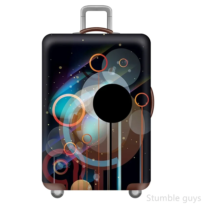 

Прочный моющийся эластичный чехол для багажа, защитный чехол для чемодана, надежный для авиаперелетов, подходит для чемоданов на колесиках 18-32 дюймов.