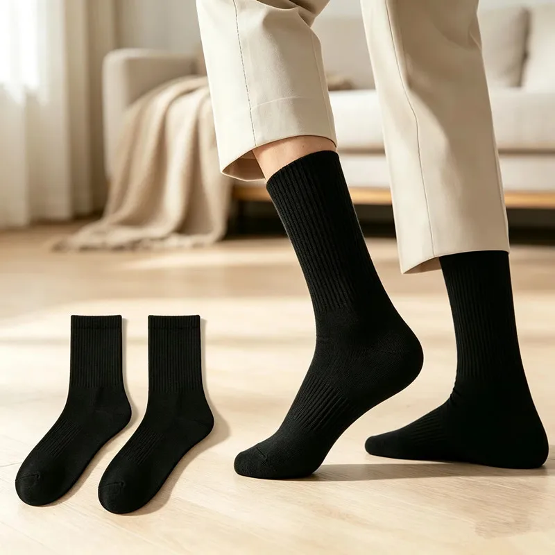 2 Pairs Crew Athletic Socks fo - Sock Garter Men ulasan dan harga